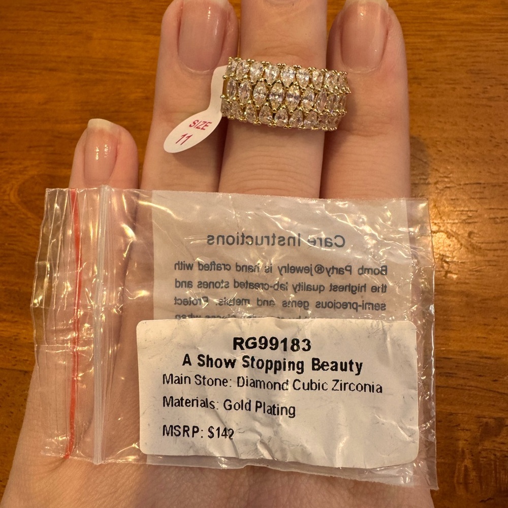 BP size 11 April Birthday Ring